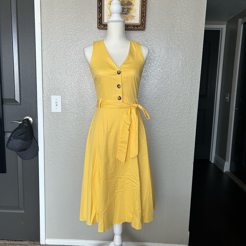 Antonio Melani Yellow Dress
